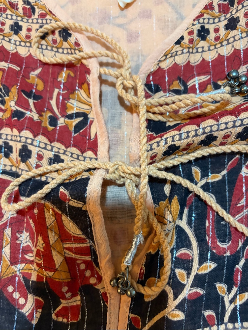 Anthropologie -Raga Advika Bohemian Print Midi Dress NWOT Small- GORGEOUS - Picture 6 of 16